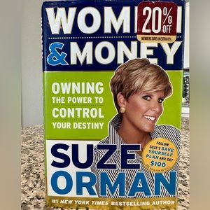Suze Orman Women & Money Hardcover book. #1 New York Times Bestselling Author.